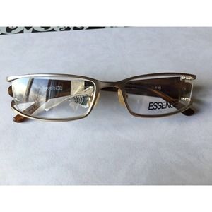 New Essence Cassandra Gold Eyeglasses 52-18-135 Frames